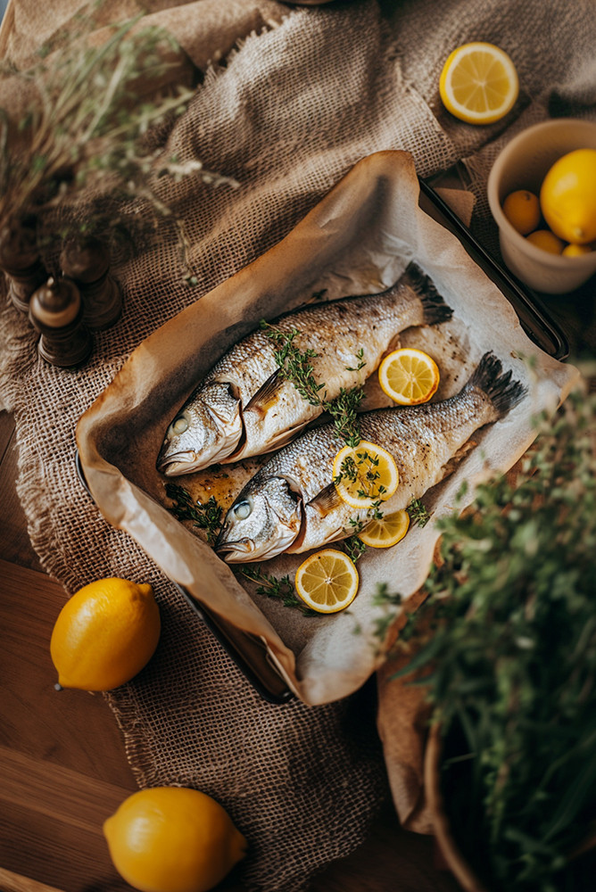 Dorade im Backofen: Ein einfaches Rezept für gebackene Dorade mit Zitrone und Kräutern
